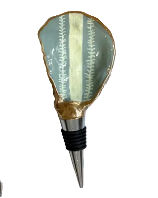 Seagrass Oyster Shell Wine Stopper