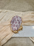 Scallop Mauve | Oyster Shell Dice Dish