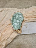 Bubbles Sage | Oyster Shell Dice Dish