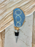 Blue Halo Wine Stopper