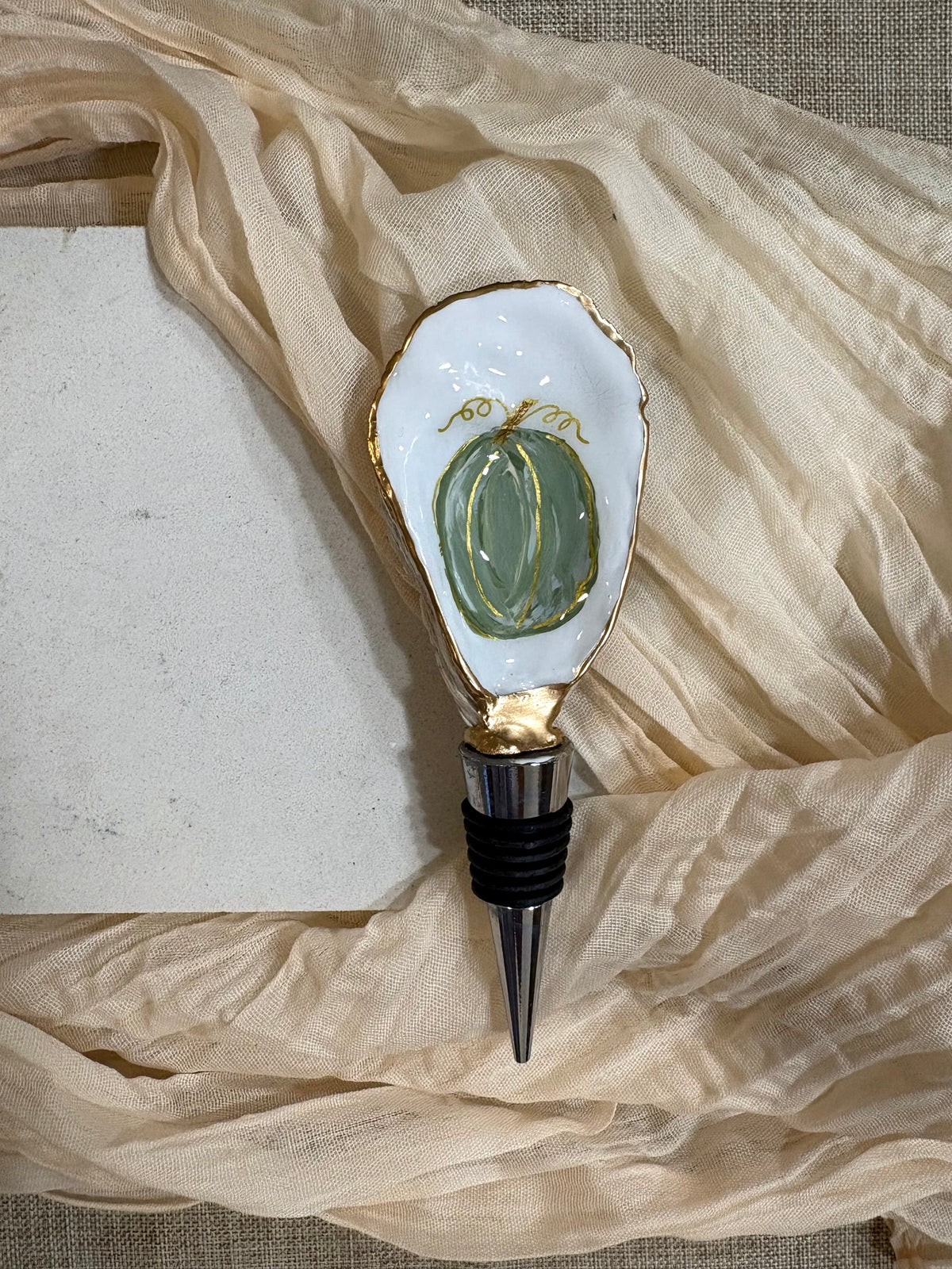 Sage Harvest Wine Stopper